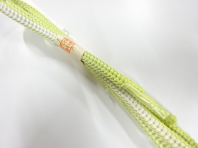 JAPANESE KIMONO / UNUSED HAND-TIED OBIJIME